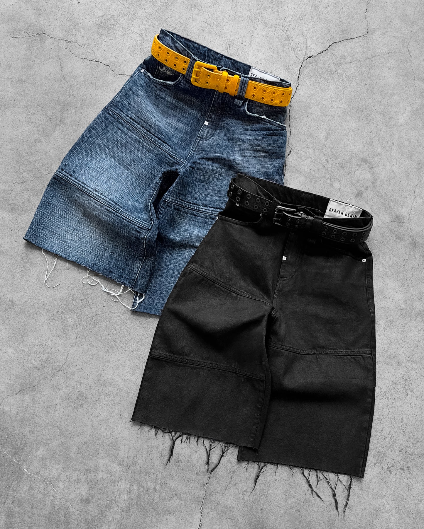 Reaven Shibuya Stamp Jorts