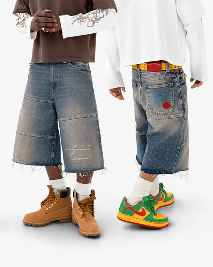 Reaven Repaired Stamp Jorts