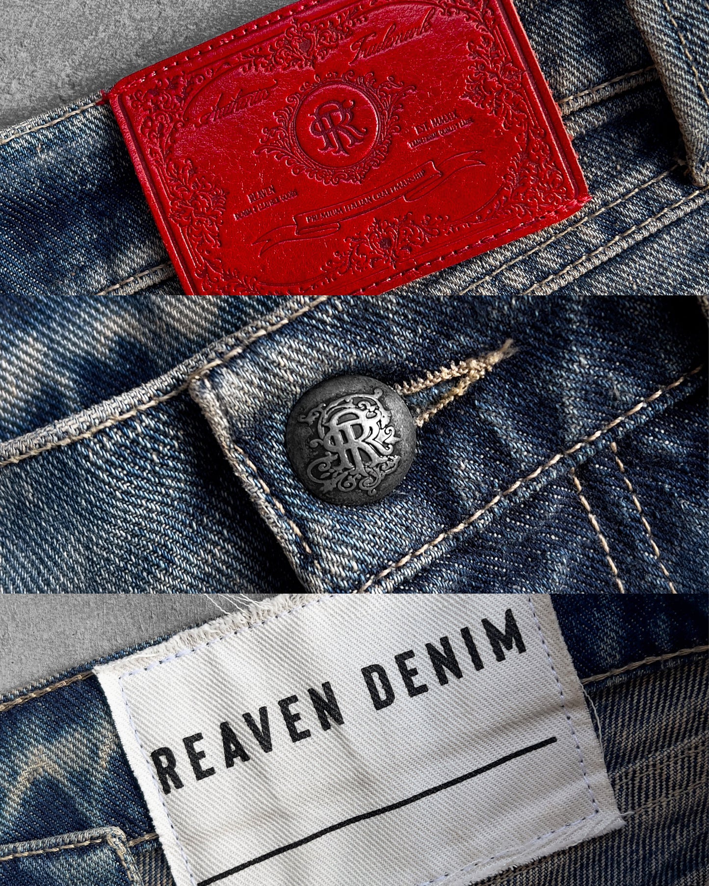 Reaven Repaired Stamp Jorts