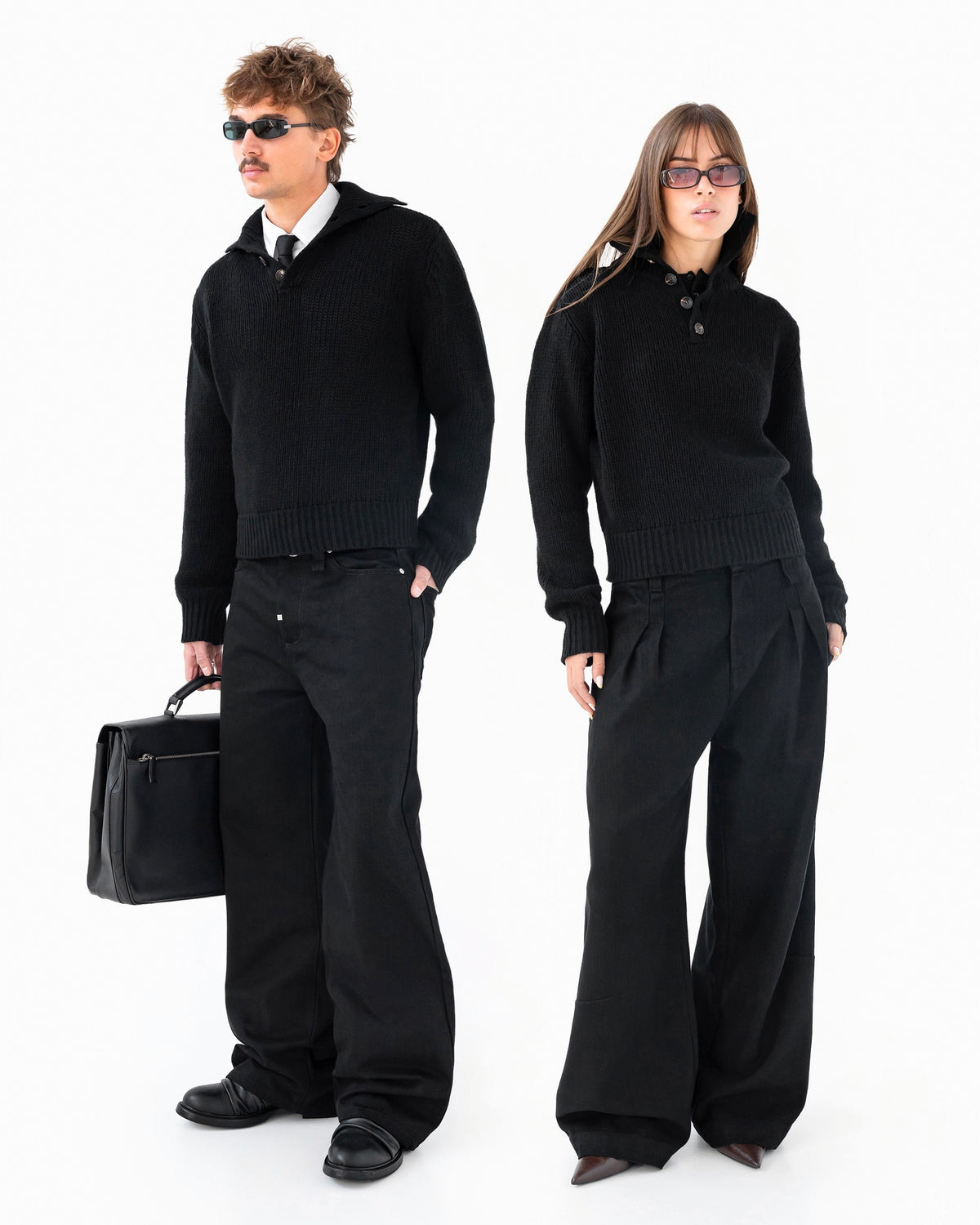 Reaven Funnel Neck Knit