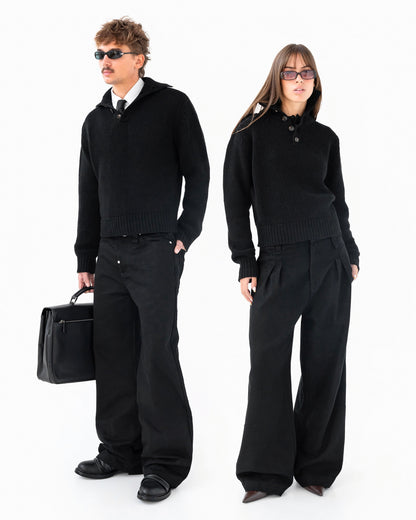 Reaven Funnel Neck Knit