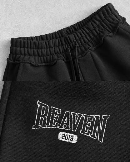 Reaven Black Disunited States Sweatjorts