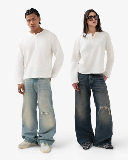 Reaven White Serafino Longsleeve