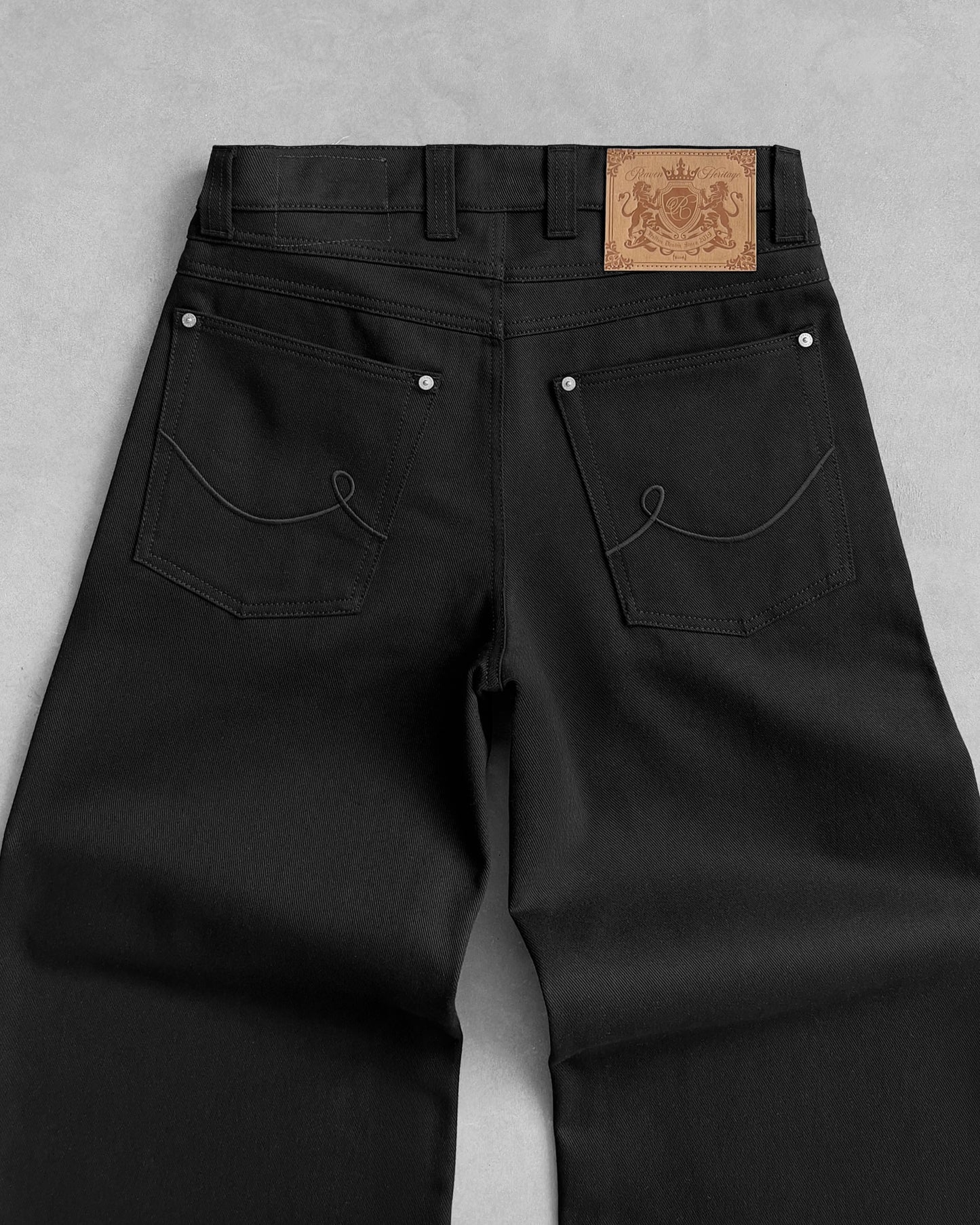 Reaven Raw Black Heritage Denim Jeans