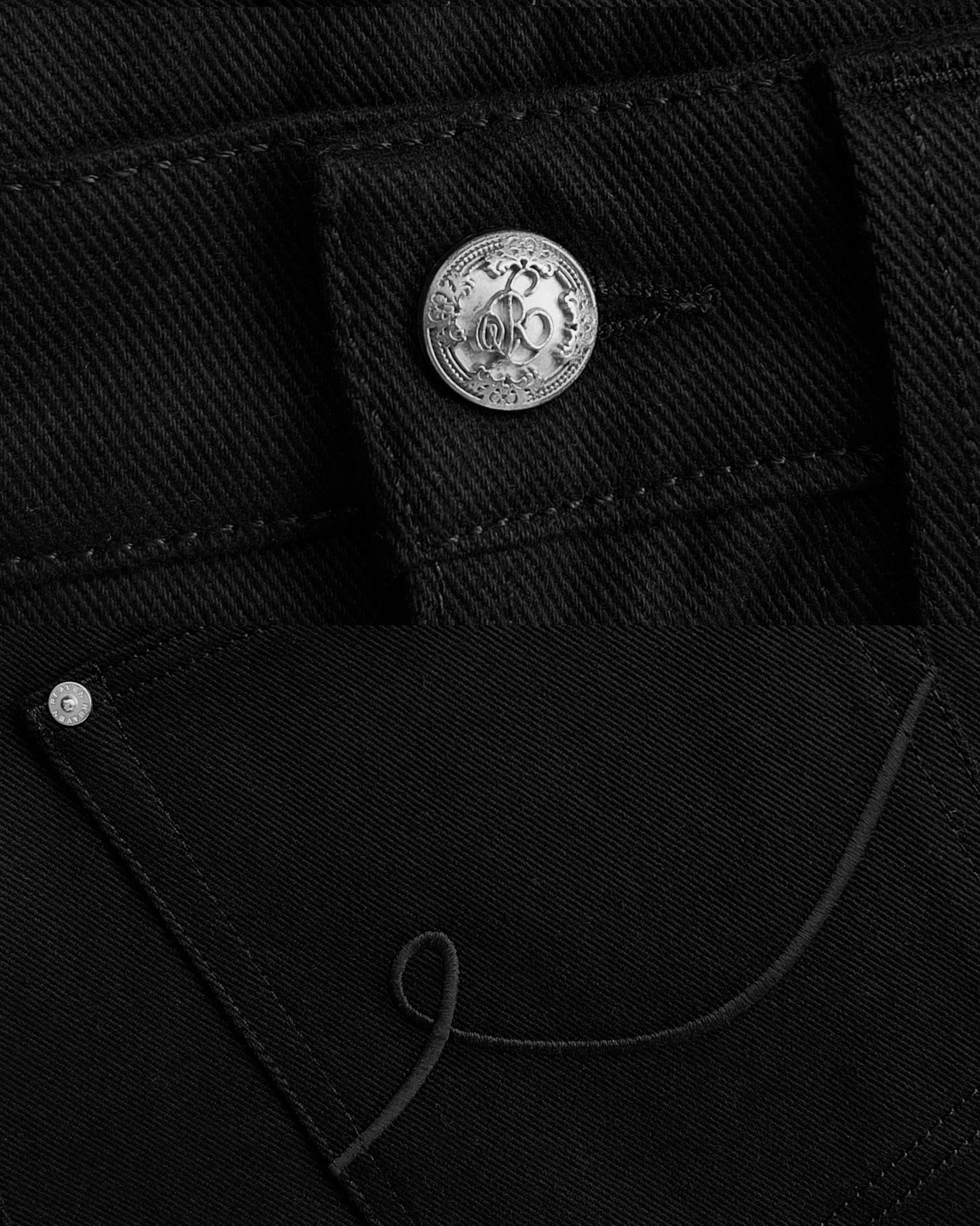 Reaven Raw Black Heritage Denim Jeans