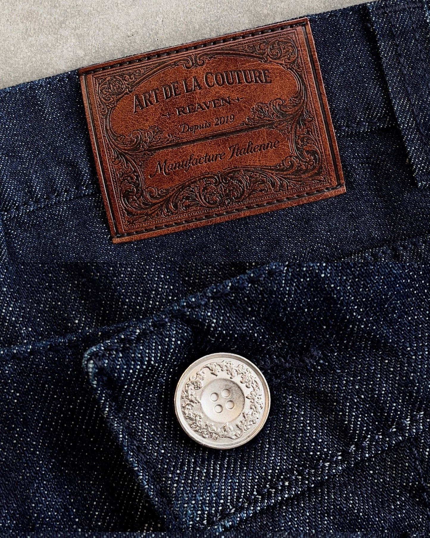 Reaven Raw Blue Tailored Jorts