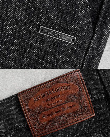 Reaven Raw Black Tailored Jorts
