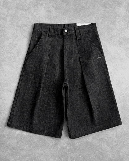 Reaven Raw Black Tailored Jorts