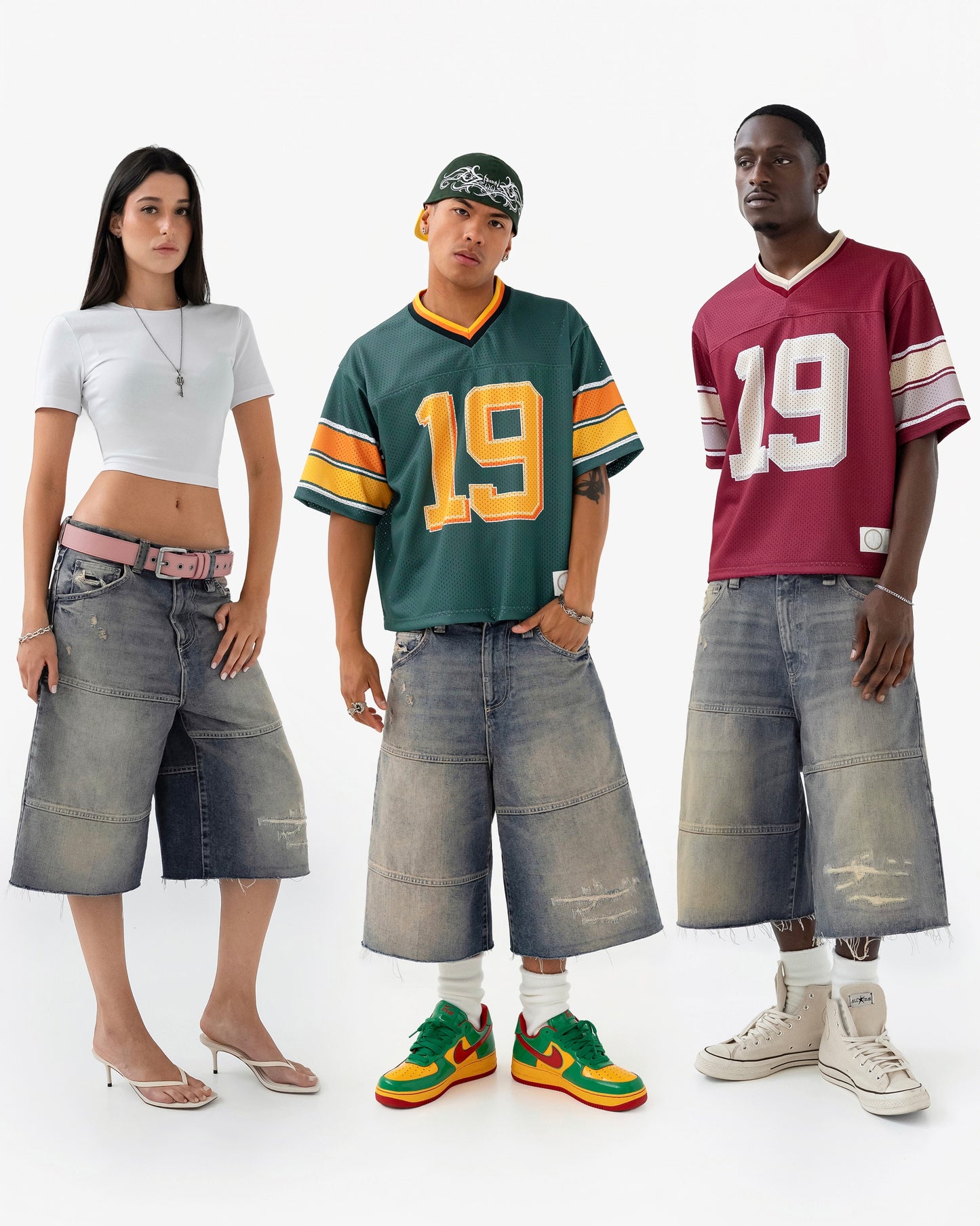 Reaven Repaired Stamp Jorts