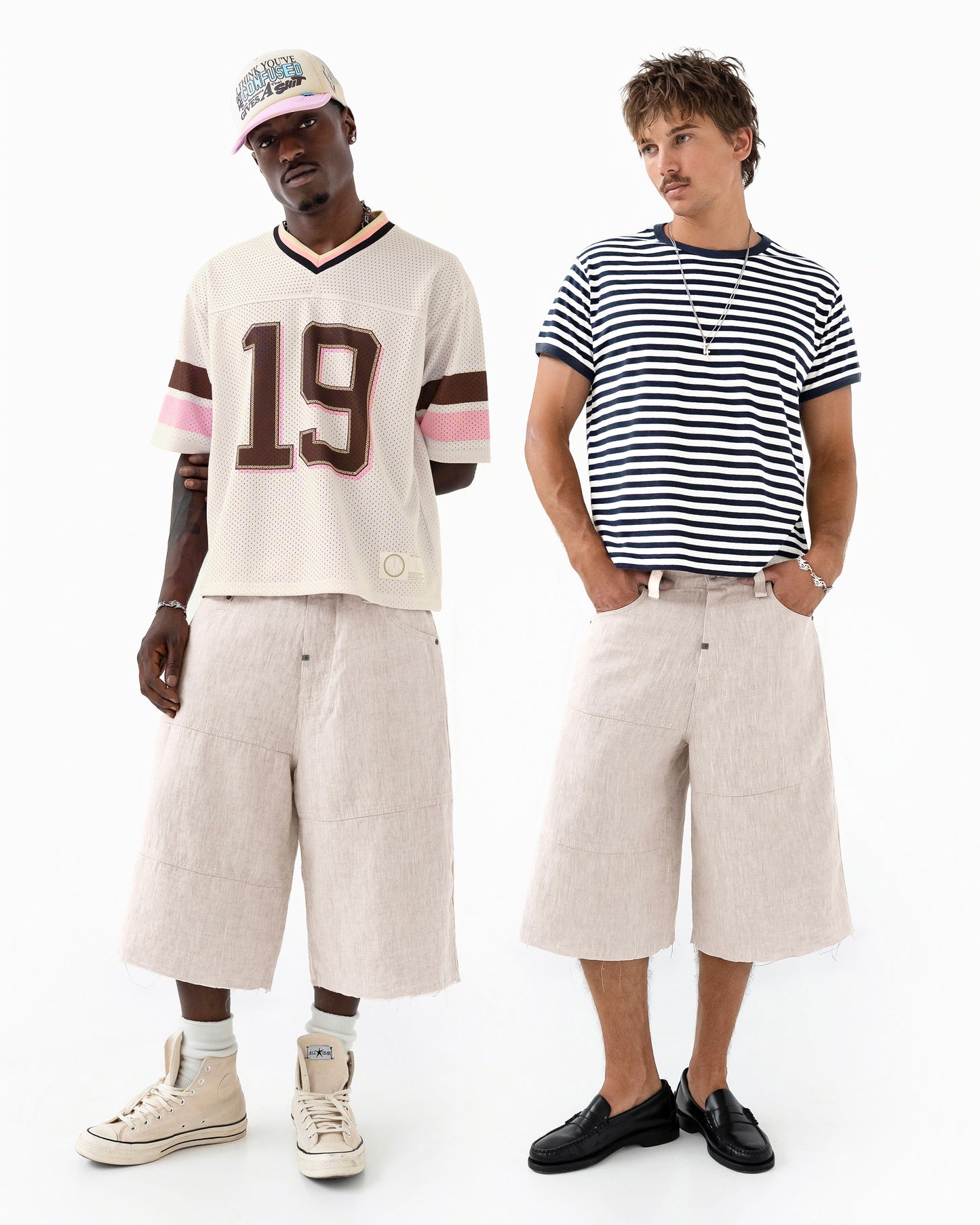 Reaven Linen Stamp Jorts