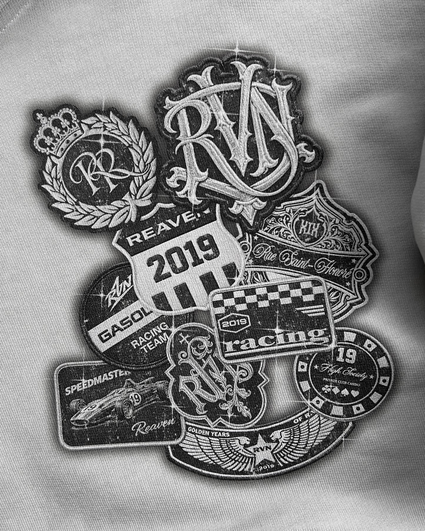 Reaven Grey Archive Hoodie