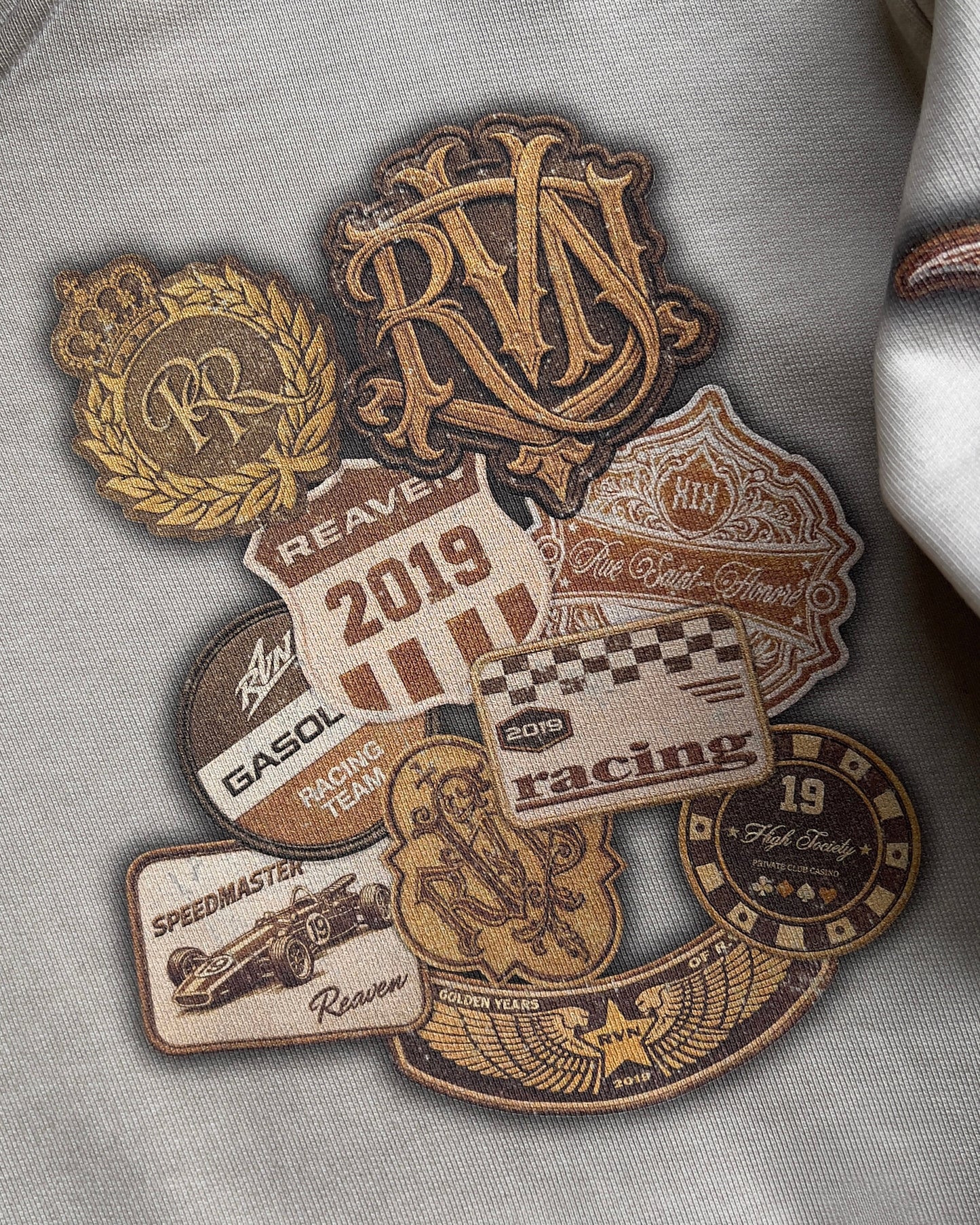 Reaven Brown Archive Hoodie