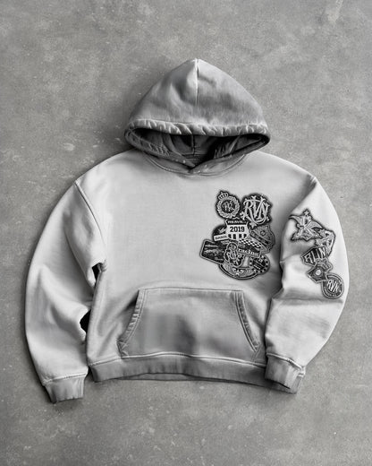 Reaven Grey Archive Hoodie