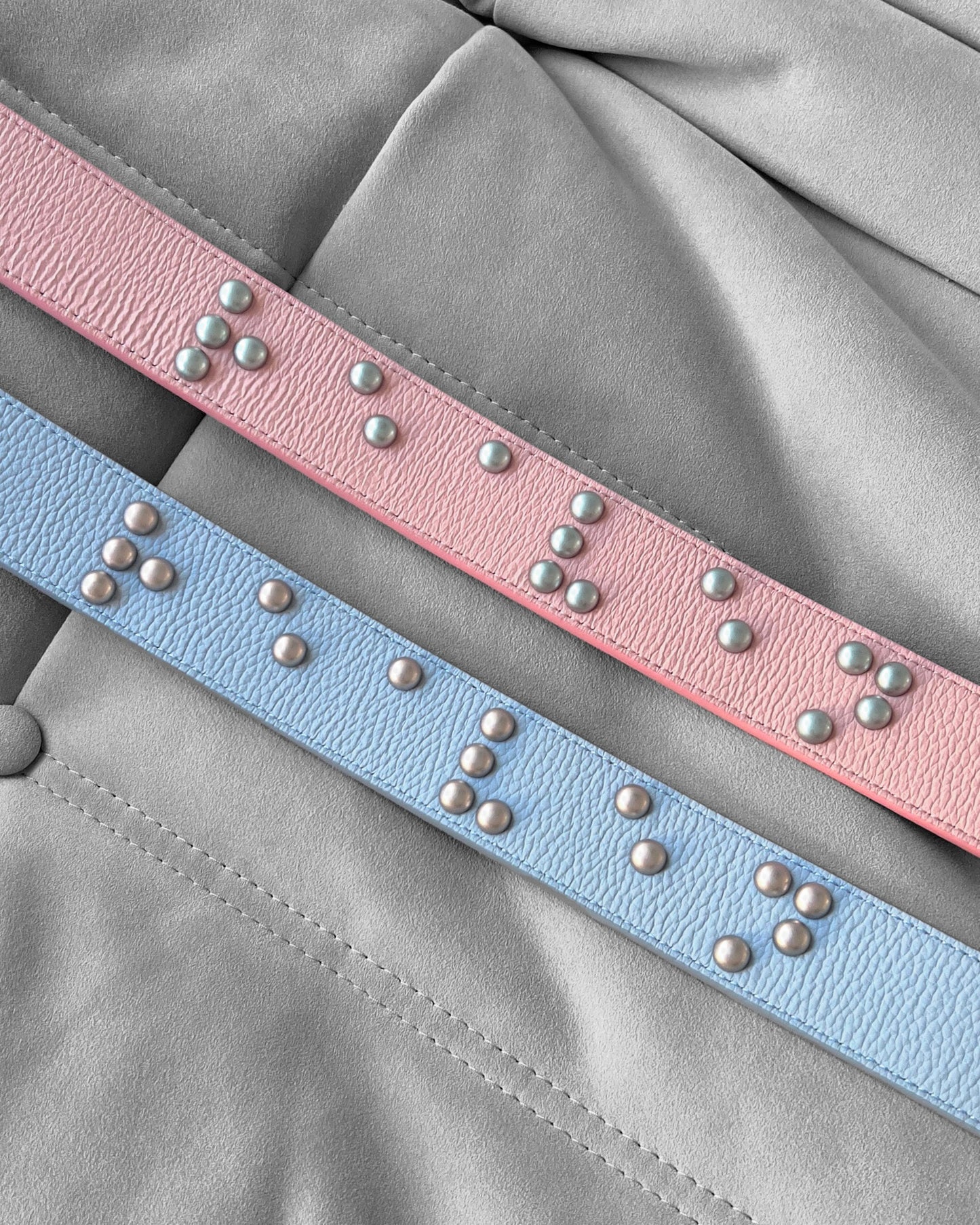 Reaven Pink Braille Belt