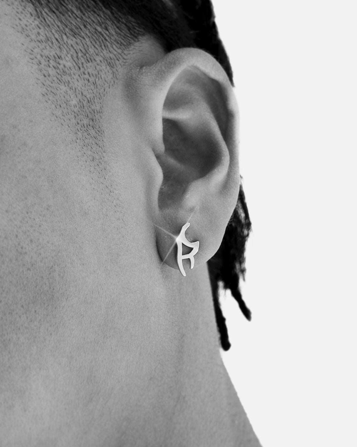 Reaven 925 R Stud Earrings