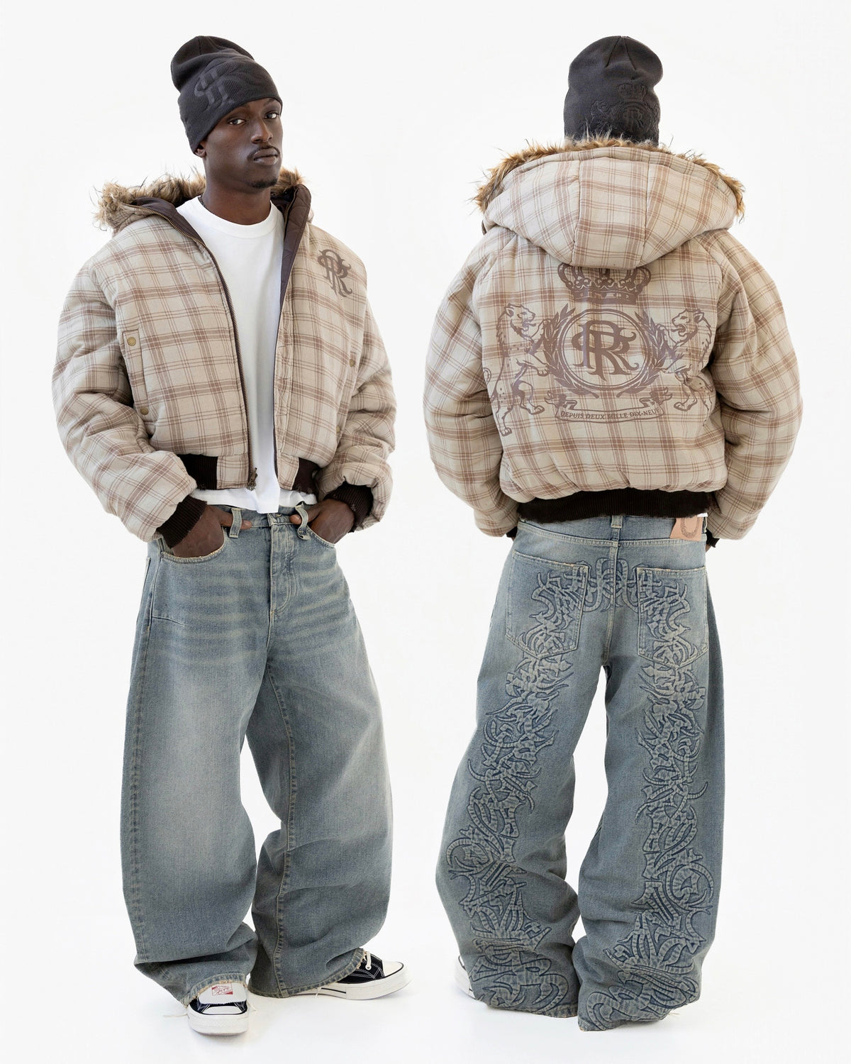 Reaven Fur Bomber Jacket