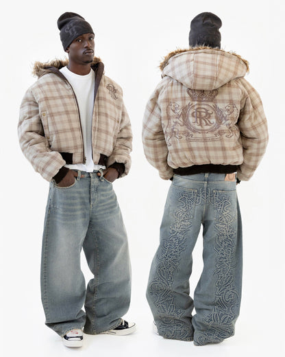 Reaven Fur Bomber Jacket