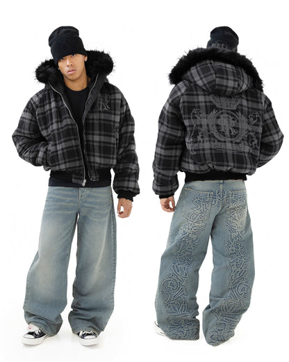 Reaven Fur Bomber Jacket