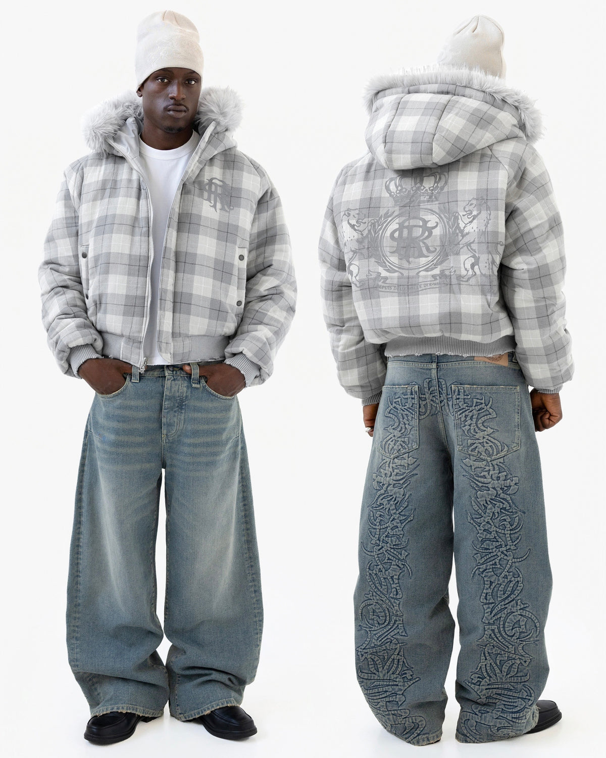 Reaven Fur Bomber Jacket