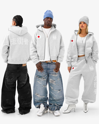 Reaven Grey Run Tha Streetz Zip Hoodie