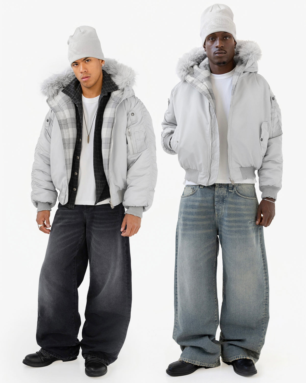 Reaven Fur Bomber Jacket