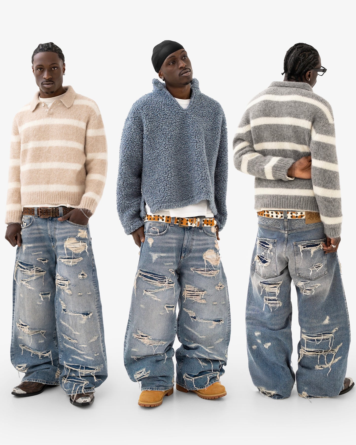 Reaven Washed Blue Draco Denim Jeans