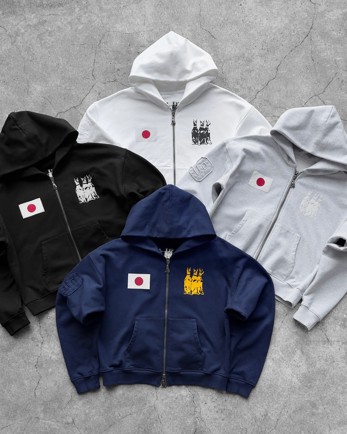 Reaven Black Run Tha Streetz Zip Hoodie