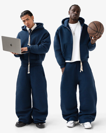 Reaven Navy Blue Sweatpants