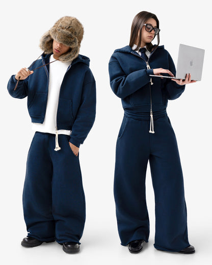 Reaven Navy Blue Sweatpants