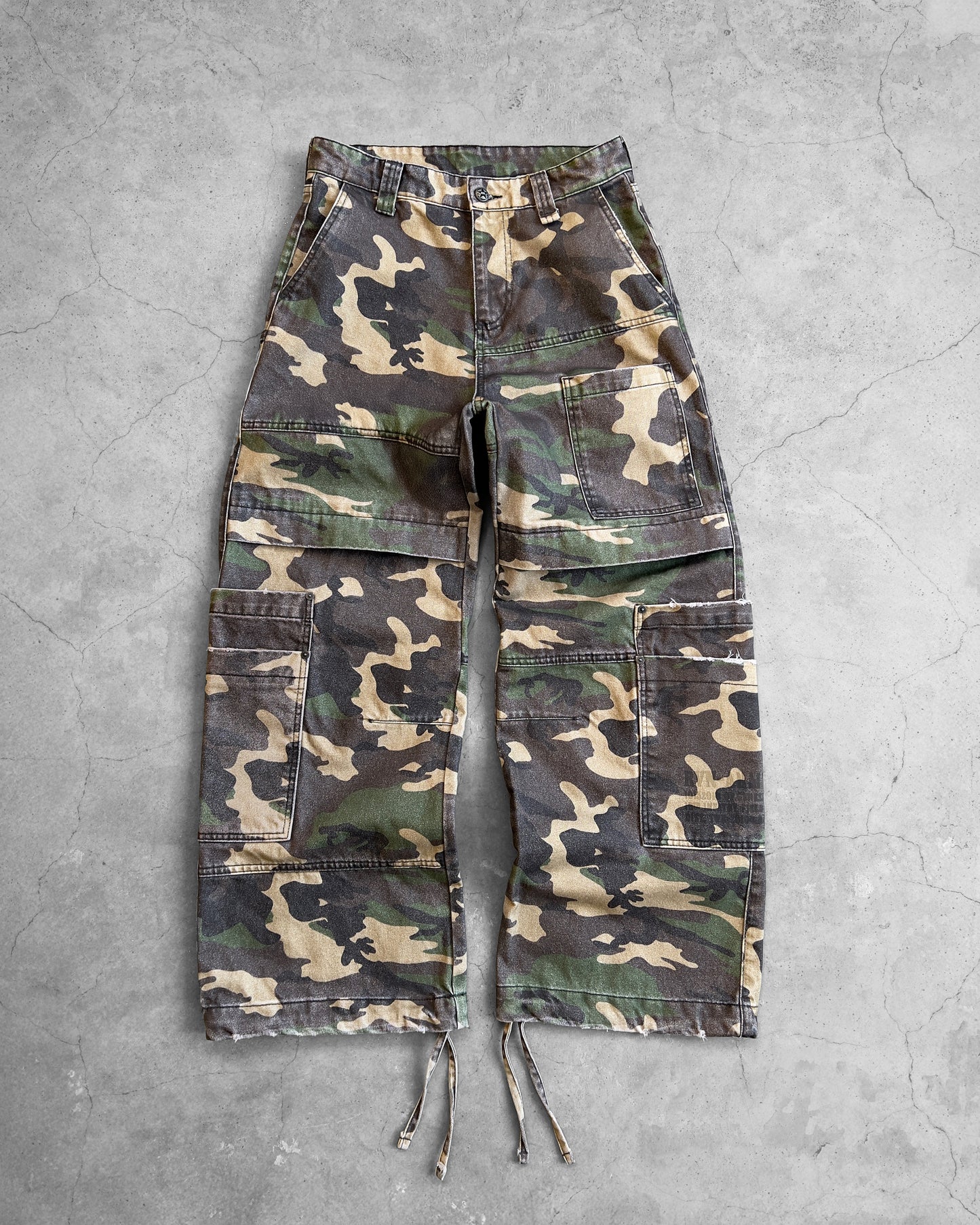 Reaven Woodland Camo Cargo Pants