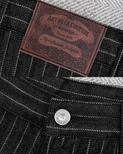 Reaven Pinstripe Tailored Jorts