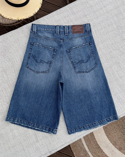 Reaven Washed Blue Tailored Jorts