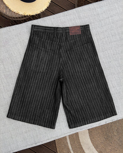 Reaven Pinstripe Tailored Jorts