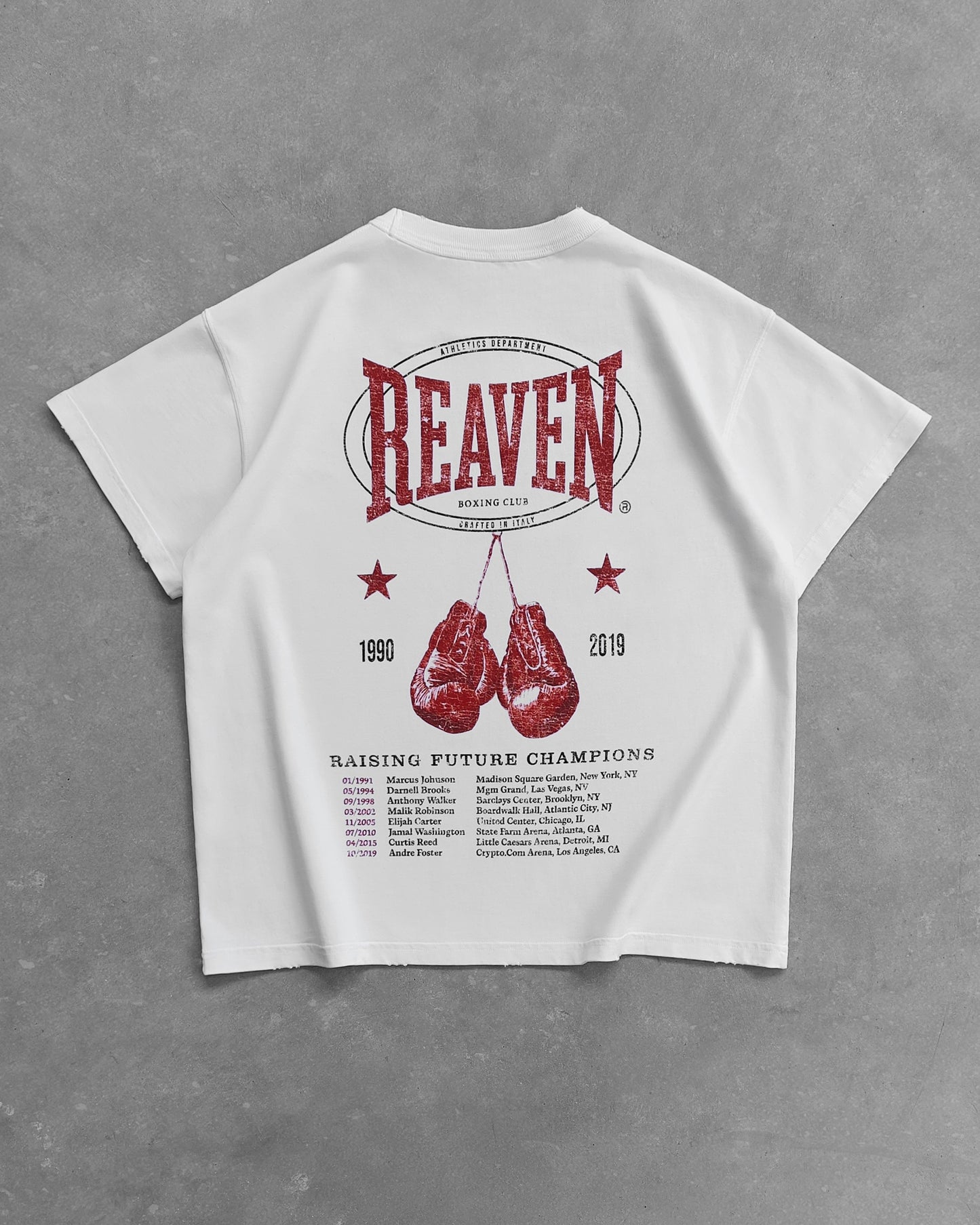 Reaven White Boxing Club T-Shirt