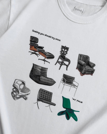 Reaven White Seating T-Shirt