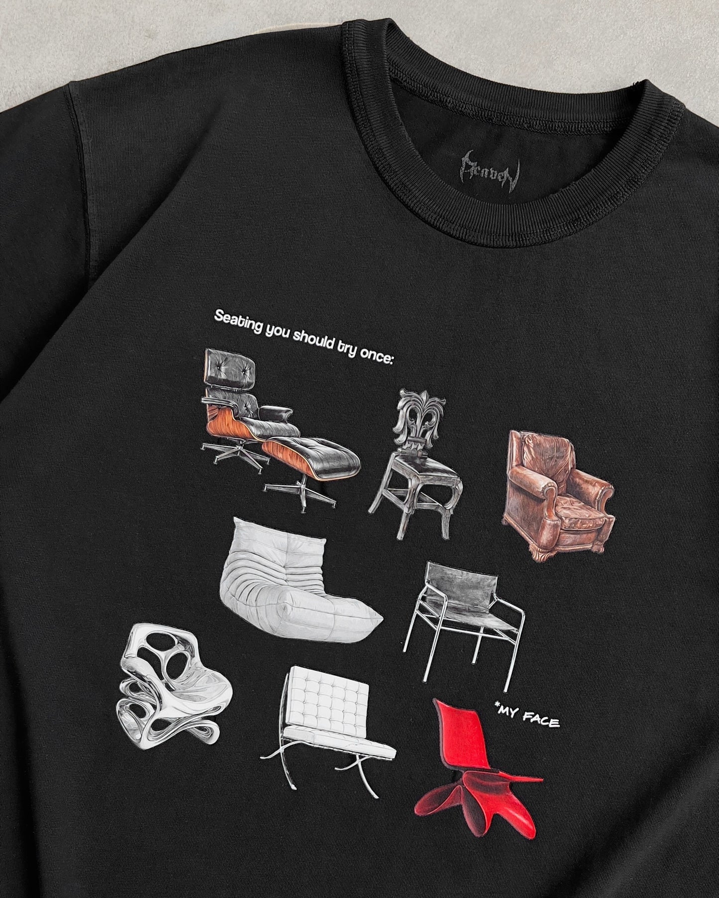 Reaven Black Seating T-Shirt