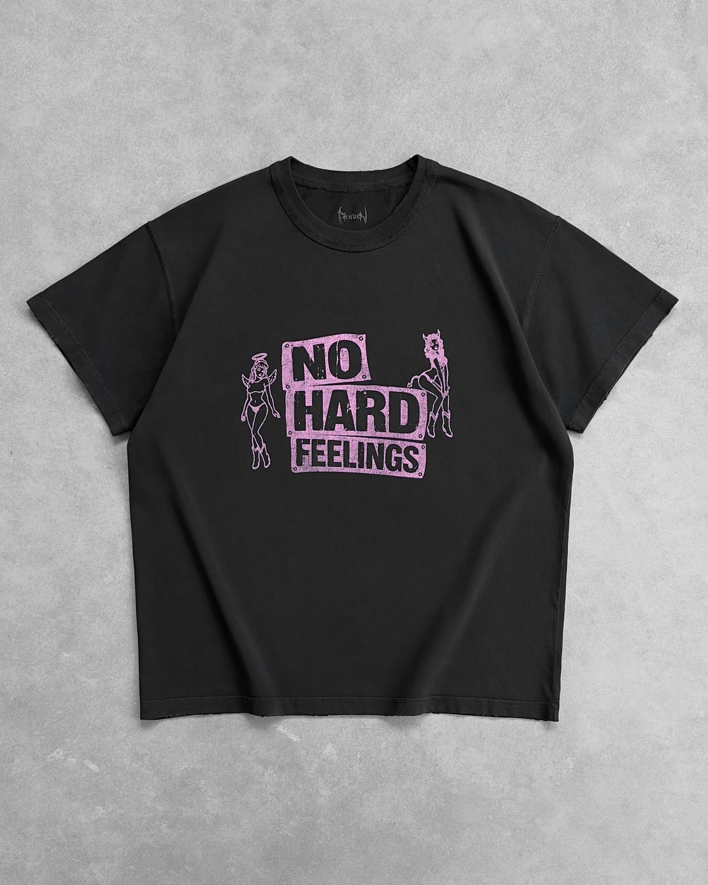 Reaven Black Hard Feelings T-Shirt