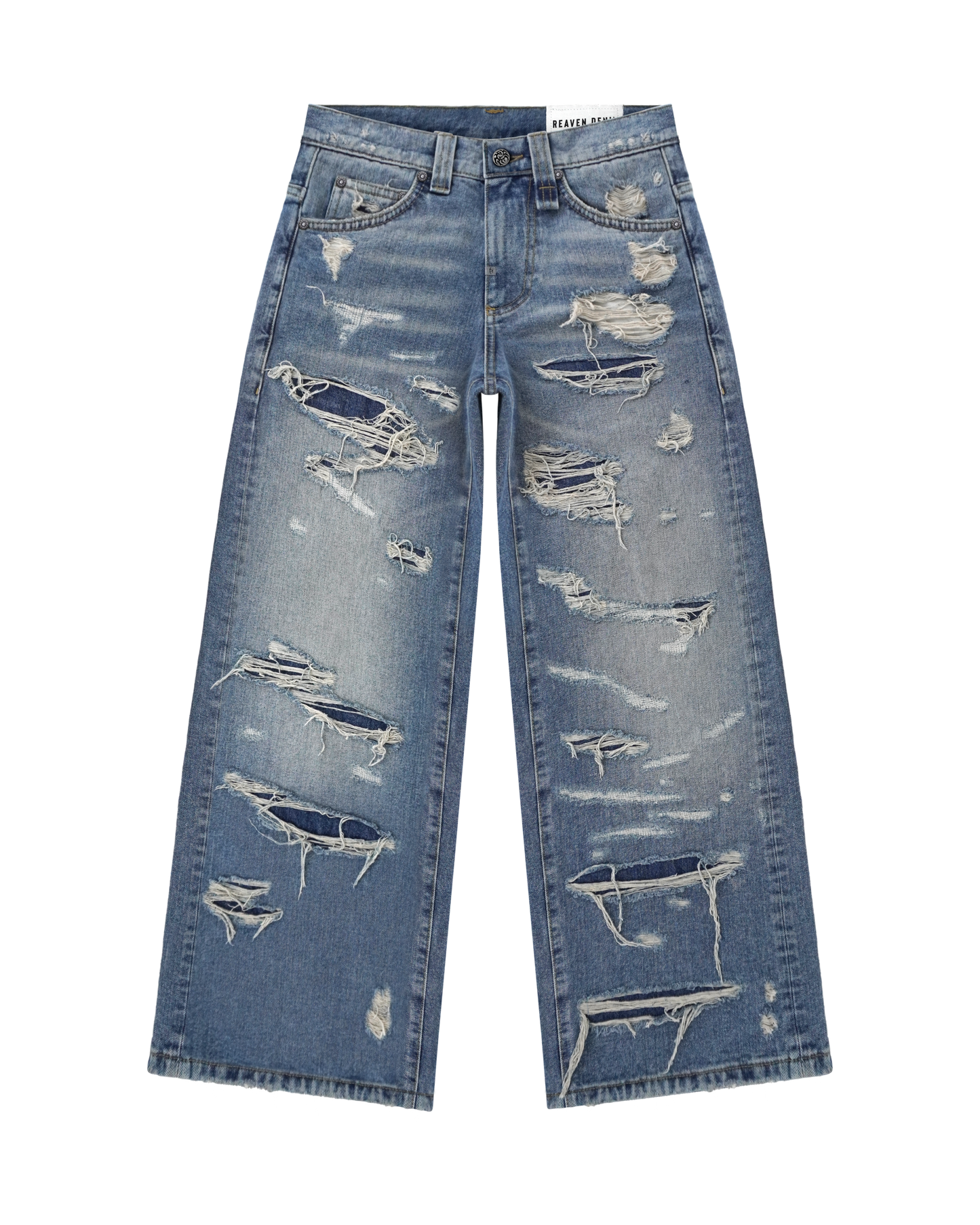Reaven Washed Blue Draco Denim Jeans