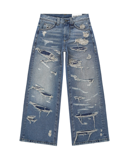 Reaven Washed Blue Draco Denim Jeans