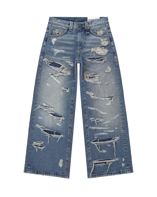 Reaven Washed Blue Draco Denim Jeans