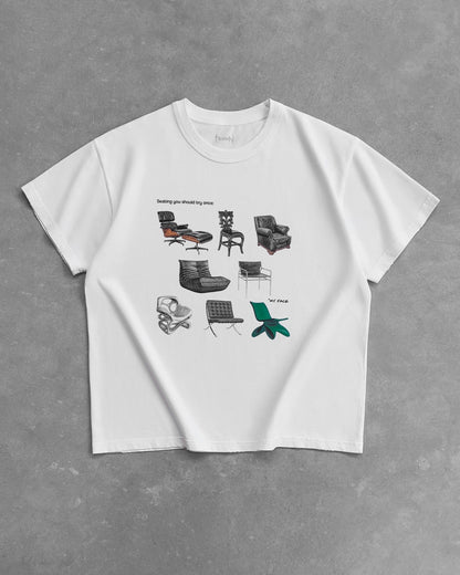 Reaven White Seating T-Shirt