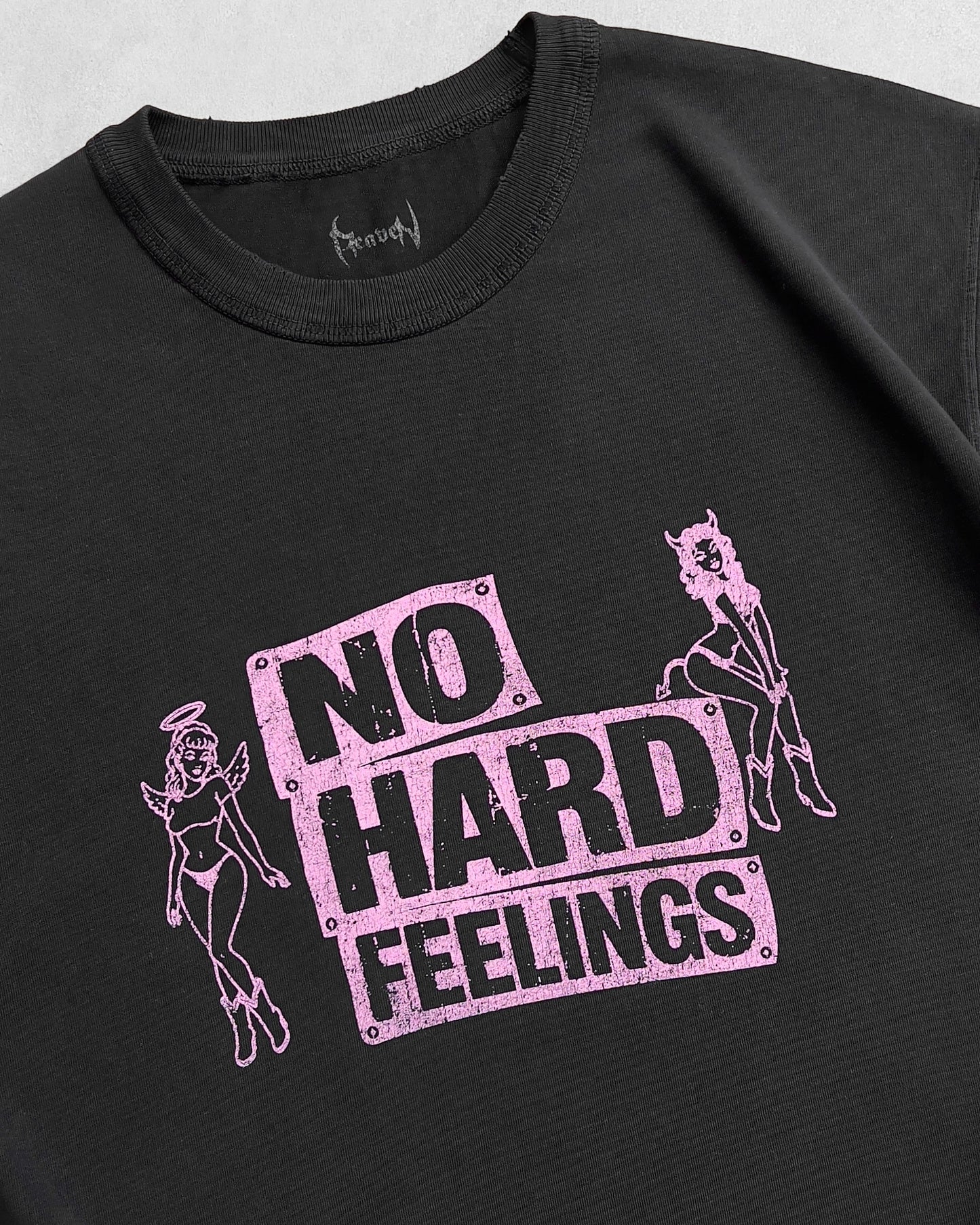 Reaven Black Hard Feelings T-Shirt