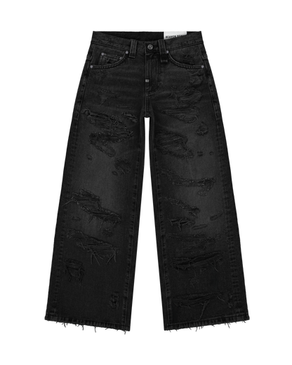 Reaven Washed Black Draco Denim Jeans