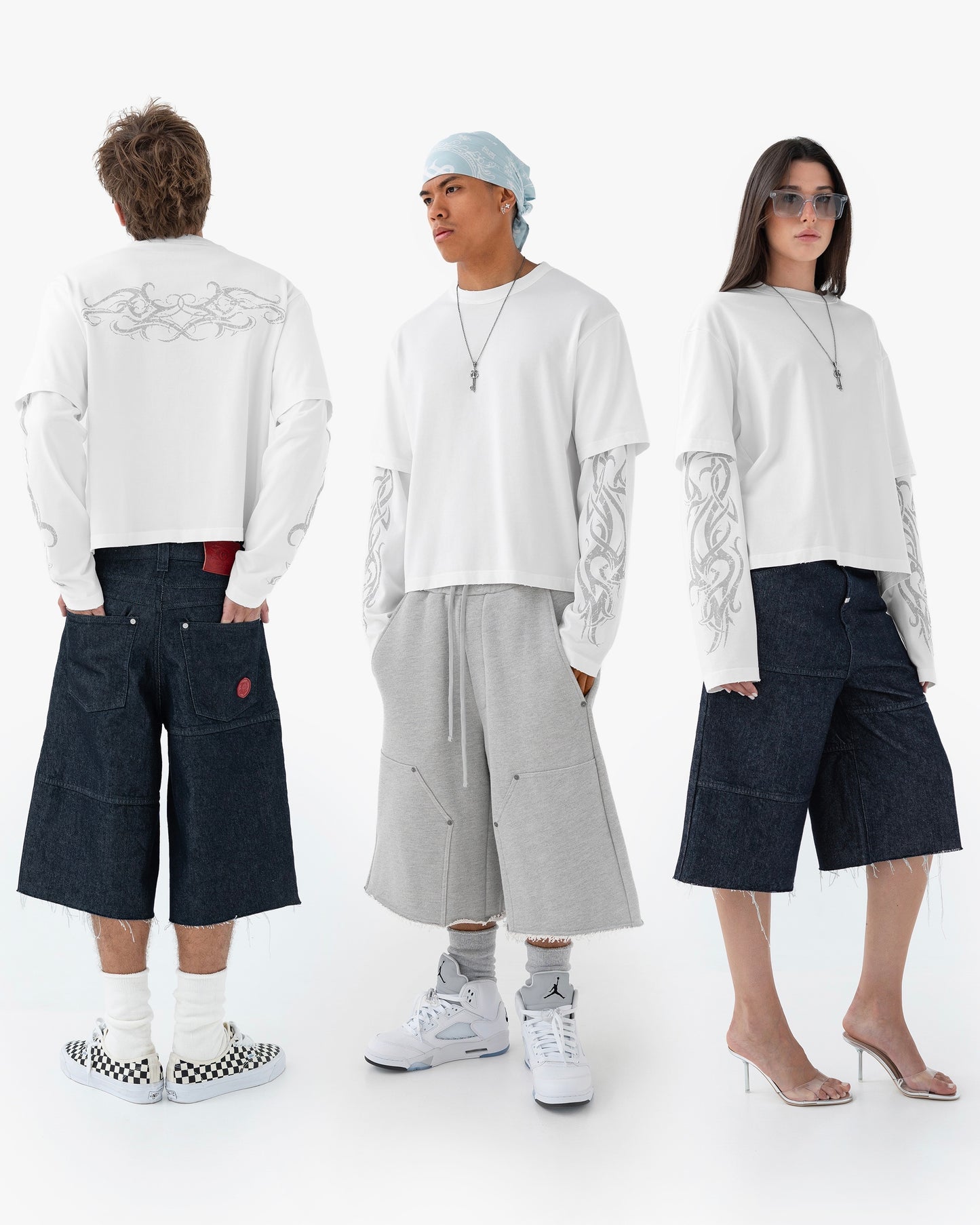 Reaven White Tribe Longsleeve