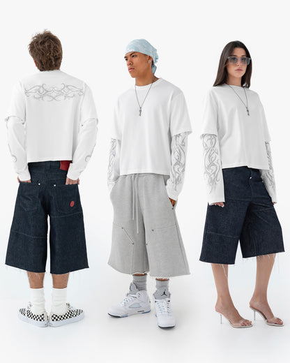 Reaven White Tribe Longsleeve