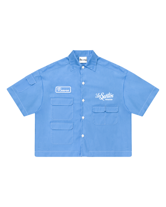 Reaven Celestial Blue Los Santos Customs Work Shirt