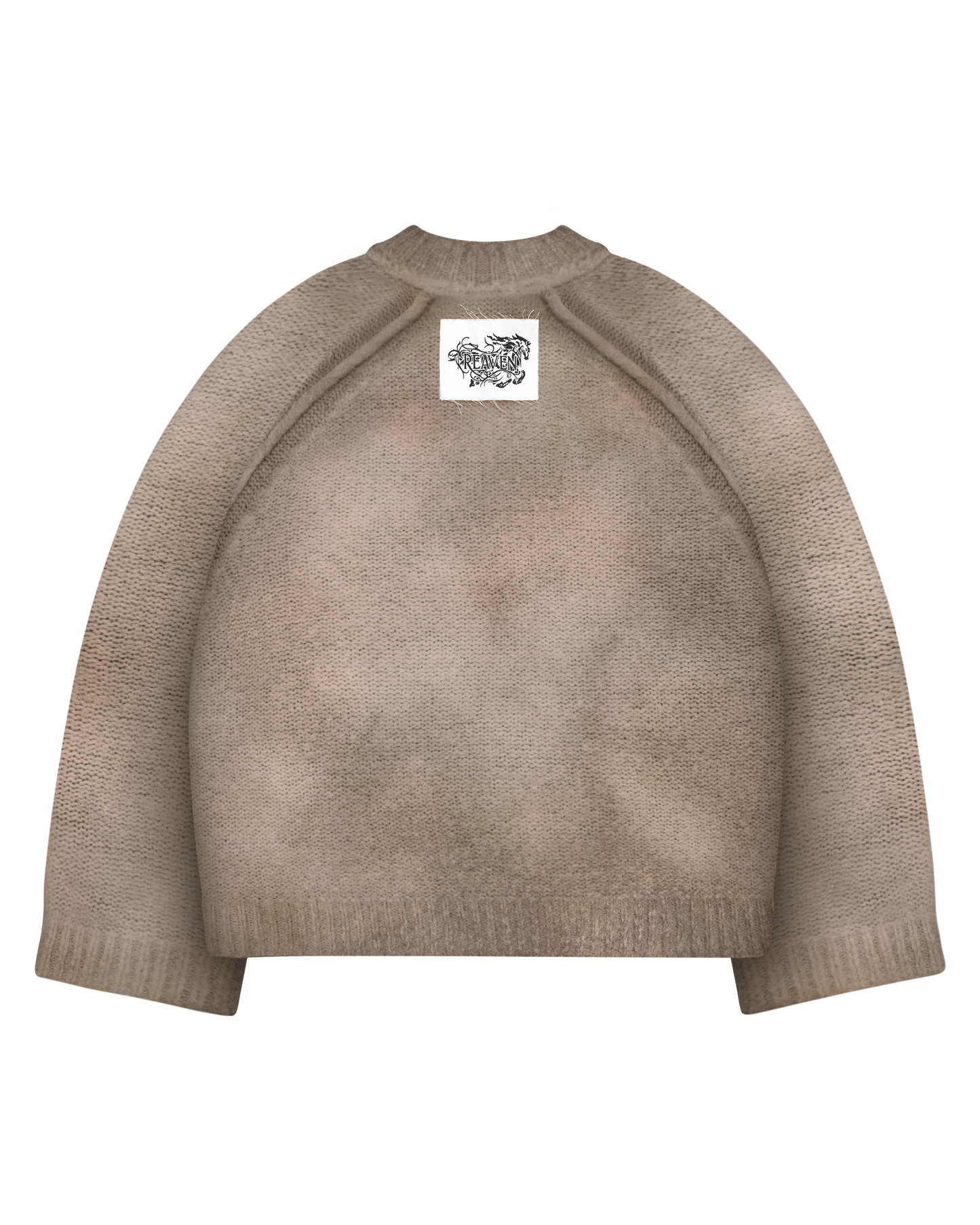 Reaven Mocha Brown Nuvola Mohair Knit