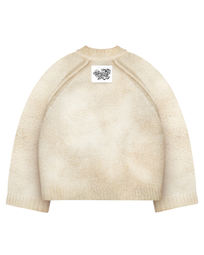 Reaven Vanilla Cream Nuvola Mohair Knit