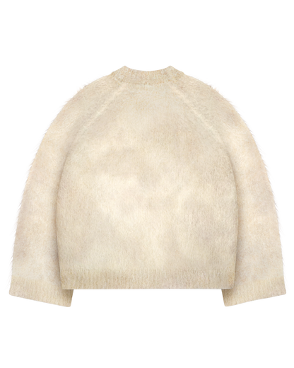 Reaven Vanilla Cream Nuvola Mohair Knit