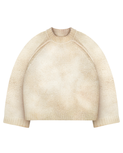 Reaven Vanilla Cream Nuvola Mohair Knit